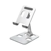 Portable Aluminum Alloy Phone Tablet Holder For iPad MiPad Samsung Tab MatePad Stand Mount Adjustable Flexible Mobile Stand